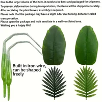 50-Inch Giant Artificial Palm Tree Realistic Full Lush Greenery Indoor Outdoor All-Season Decor for Home Office Wedding Party 6