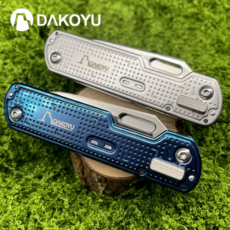 다코유 블루 실버 다기능 경량 아웃도어 EDC 도구, 캠핑 도구, D4 멀티툴
