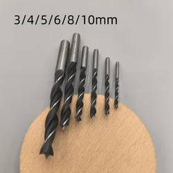 Premium Woodworking Three - Point Drill Bit Set - Precision Hole Opener - Round (6Pcs)
