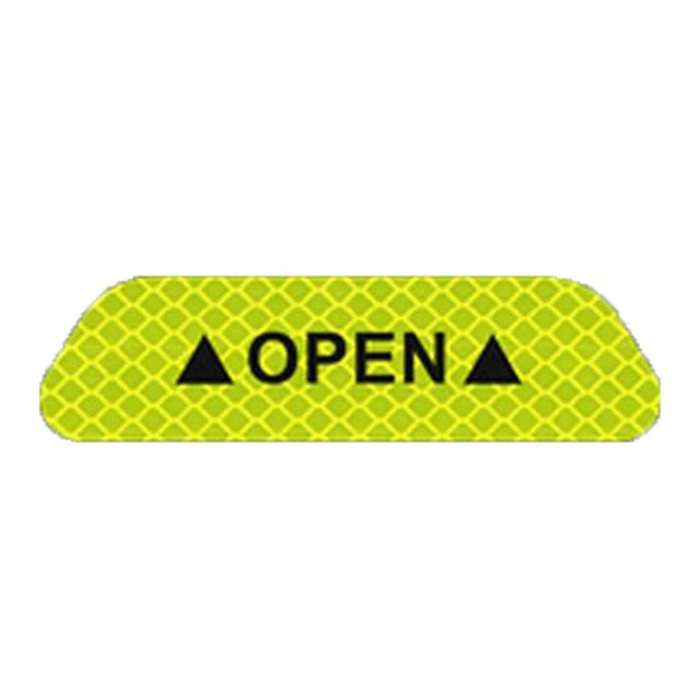 The Door Stickers Reflective Stickers Safety Warning Stickers Open Reflective Film Car Door Anti-Collision Strip