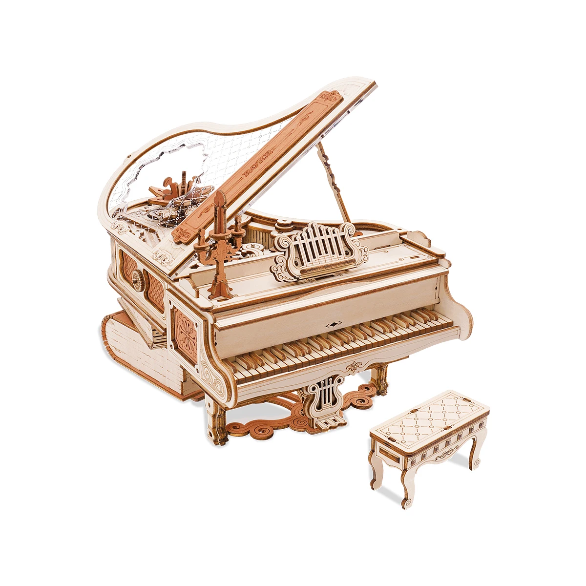 Robotime Rokr AMK81 Magic Piano Diy Music Box