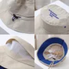 Quick Dry Children Fisherman Hat Summer Thin Baby Bucket Hat Outdoor Beach Panama Boys Girls Drawstring Sunscreen Cap 6