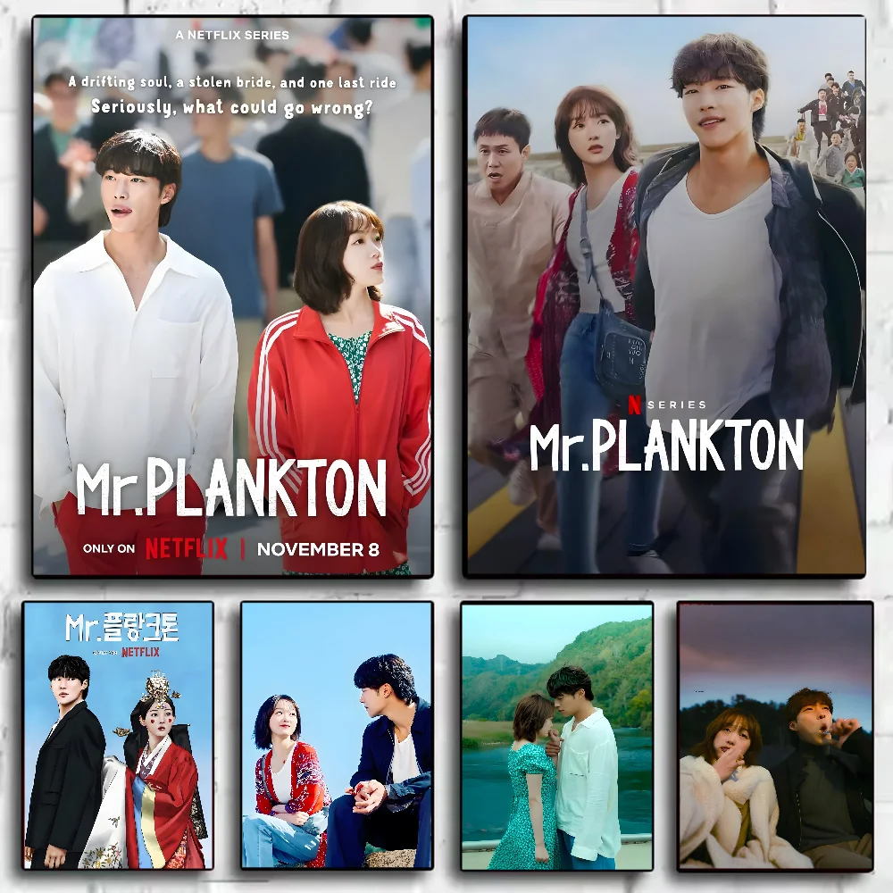 Popular Korean Dramas Mr.Plankton Poster HD art sticky wall waterproof home living room bedroom bar aesthetic decoration,poster prints