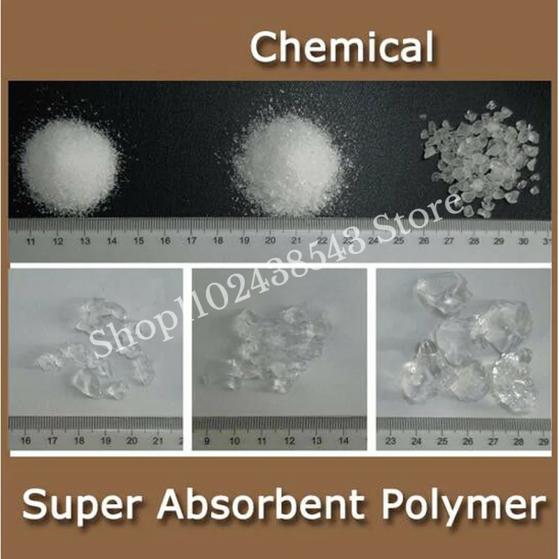 100g Food grade Sodium Polyacrylate Powder Super Absorbent Polymer SAP sodium polyacrylate powder