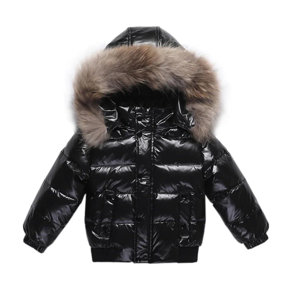 Hot selling Winter Children's white duck down Jacket Boys and Girls' parka Coat fashionable thick top 1-10T