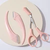 3pcs/set Eyebrow Trimming Knife Eyebrow Face Razor For Women Professional Eyebrow Scissors With Comb Brow Trimmer Scraper Access 1