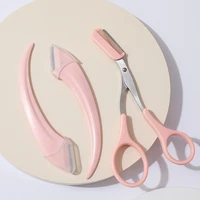 3pcs/set Eyebrow Trimming Knife Eyebrow Face Razor For Women Professional Eyebrow Scissors With Comb Brow Trimmer Scraper Access 1