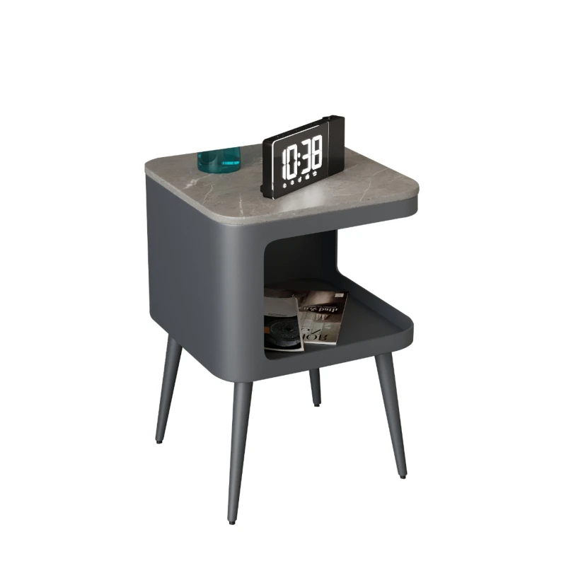 Bedroom bedside bed INS Storage side table metal Mini low table nordic small Sofa side balcony Cafe furniture