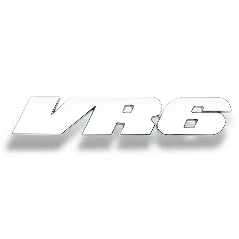 자동차 스타일링 금속 크롬 아연 합금 엠블럼 바디 배지 스티커, 폭스바겐 골프 R32 파사트 CC R36 GT 투아렉 페이톤용, 3D VR6