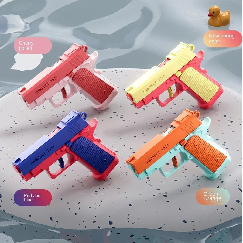 water gun 1911 shape Play Water Water Gun Manual operation running fire water gun Outdoor Water Children Festival birthday Gift 4
