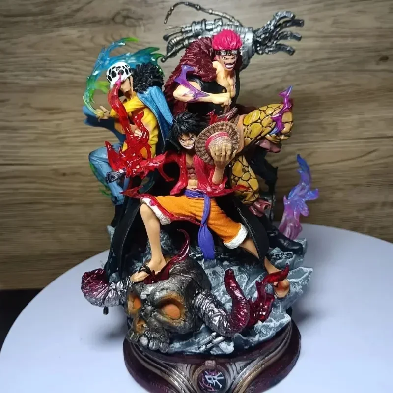 thumbnail image 1 of Figuras de anime de One Piece de 20 cm, figura de Luffy, figura de acción del Capitán Trafalgar 3 para niños, colección de muñecos, adorno, modelo de PVC, juguetes de regalo, 1 of 5