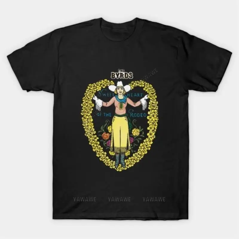 

Men Cotton Tshirt summer short sleeve black tee tops The Byrds T Shirt male casual t-shirt o-neck tee shirt