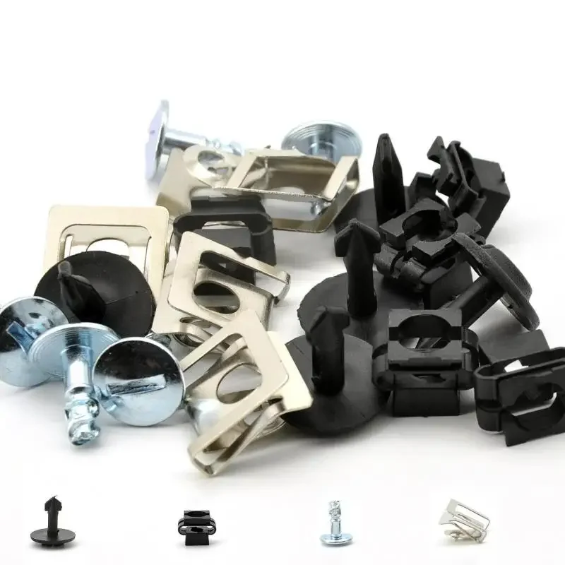 Engine Under Cover Fixing Clips Screw Kit 1Set 60Pcs for Audi A4 A6 A8 Tt auto fasteners,auto accessories,car accessories,car screws,stainless steel clips