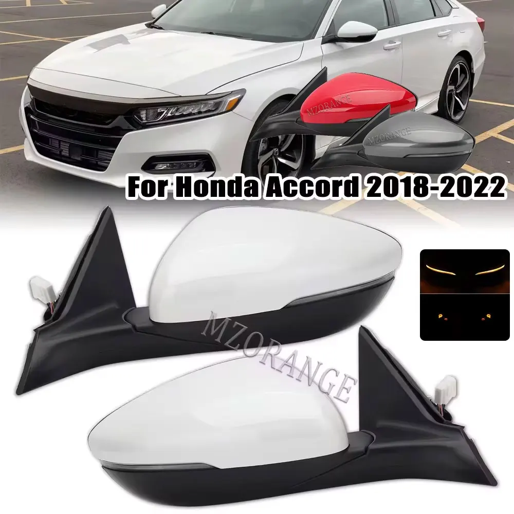 Couvercle De Rétroviseur Latéral En Verre De Rétroviseur En Fibre De Carbone De Voiture, Capuchons De Rétroviseur Latéral, Pour Honda Civic 11Th 2021-2022