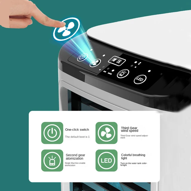 Xiaomi Youpin Desktop Air Conditioner Fan: Dual Spray Cooling and Portable Refreshment