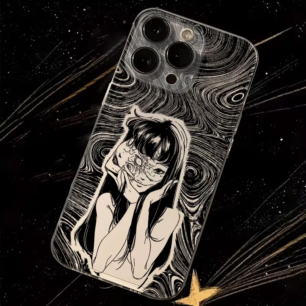 Junji Ito Horror Manga Tomie Transparent Phone Case