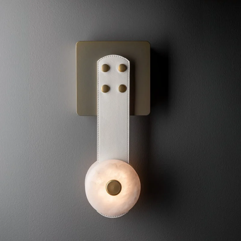 Italian Minimalist Belt Wall Lamp Designer Room EmptyloftHigh-Rise Staircase Restaurant