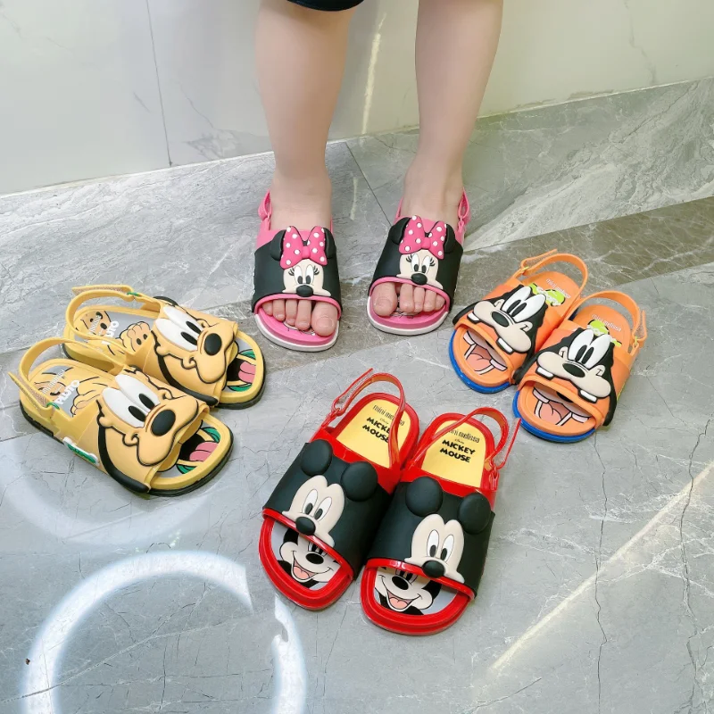 

Disney Kids Sandals Summer 2023 New Soft Soled Home Slippers Beach Shoes for Kids Girls
