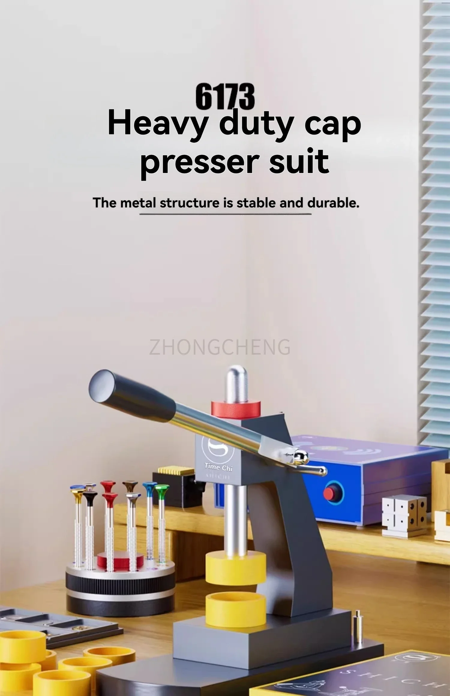 1PC Professional Pressure Gauge Bottom Cover Tool Watch Press Machine Watch Repa