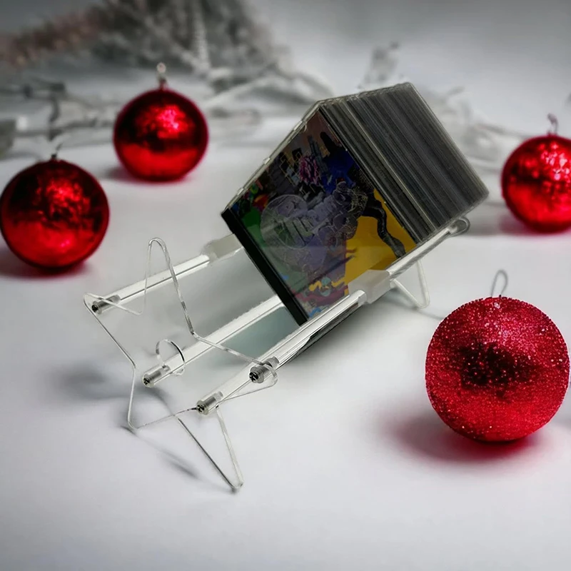 Acrylic Risers for Display Stand Holder Versatile Shelf Showcase Rack For Books Albums And Records Home Accessories 2