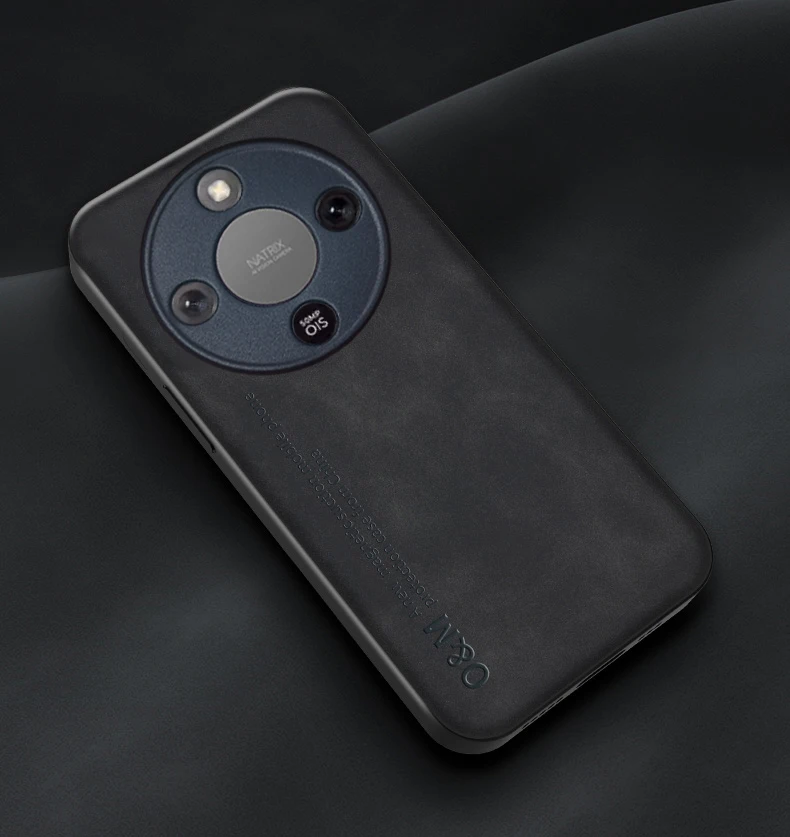 Leather Matte Shockproof Case – Soft Touch Back Cover with Enhanced Grip and Durability