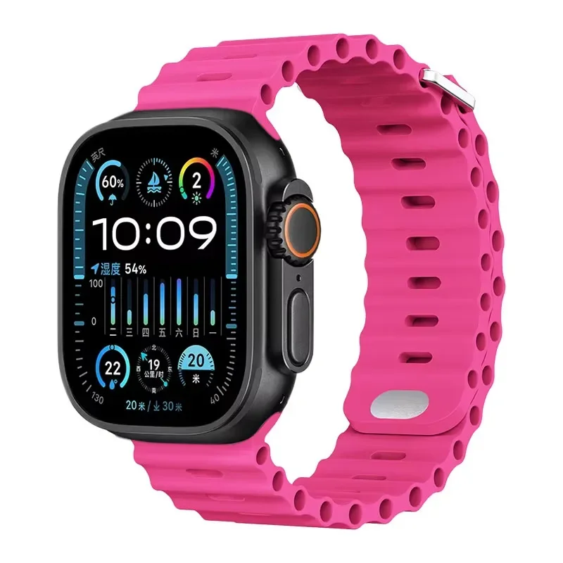 Ocean Soft Silicone Strap - Comfortable Watch Band in Multiple Sizes