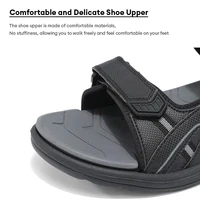 Sandales décontractées d'extérieur tendance pour hommes, chaussures d'eau de plage respirantes et antidérapantes avec semelle souple confortable EVA 2