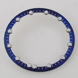 Skeleton Movement Hollow Watch Dial Circle Plate, 28.5mm (3 deep blue dial)