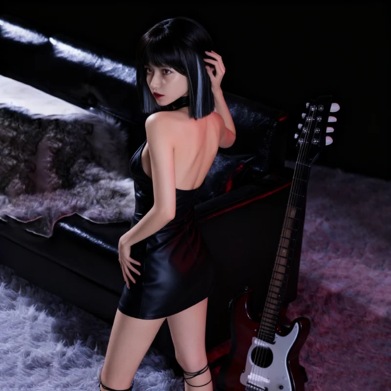 FANLU 1/3 BJD silicone doll  60cm toys rock girl movable limbs metal frame Simulation human model Girl 1/2 Garage Kit Gift