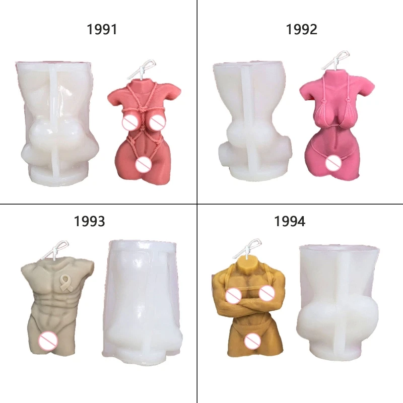 

Женщины Мужчины Body Craft Art Силиконовые формы для мыла Женские формы для рукоделия Мыло ручной работы Diy