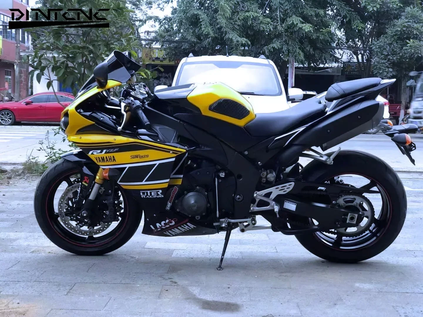 1 pc  Ƽ  ũ е ƼĿ   ׸ Ʈ ̵ YZFR1 3M  Į YZF-R1