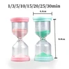 Glass Hourglass 1/3/5/10/15/20/25/30 Minutes Sand Clock Sand Timer Desktop Ornament Sandglass Children Kids Gifts Home Decor 6