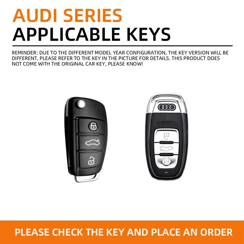 Zinc Alloy Car Remote Smart Key Cover Case Shell Fob Protective
