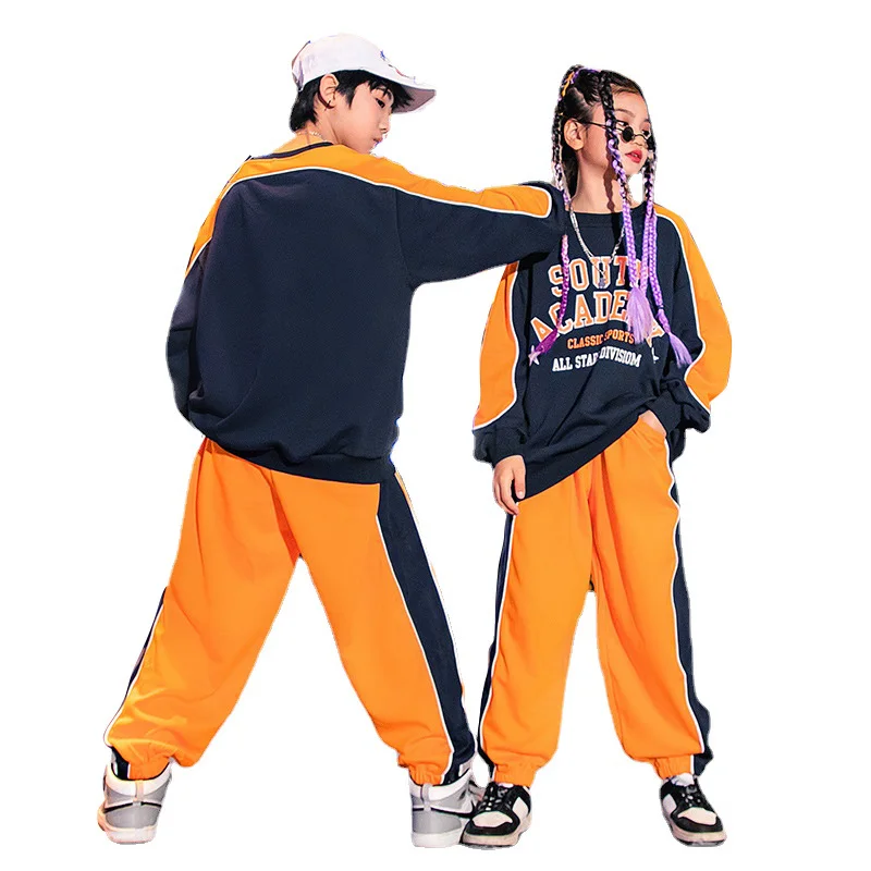 

Children Boys Streetwear Fashion Hip Hop Sports Sweatshirts Pants Sets Girl Jazz Clothes Teen Kids Hoodie Trousers Tracksuits
