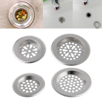 New Stainless Steel Mesh Sink Strainer Kitchen Bath Hair Catcher Trap Drain Filter 1