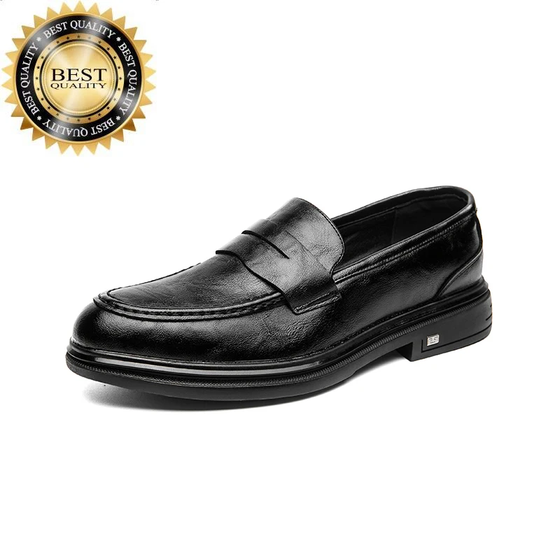 

Brand luxury shoes Penny man's loafers Premium Business Shoes Black patent leather Loafers Wedding Soft Sole Casual shoe mo-173