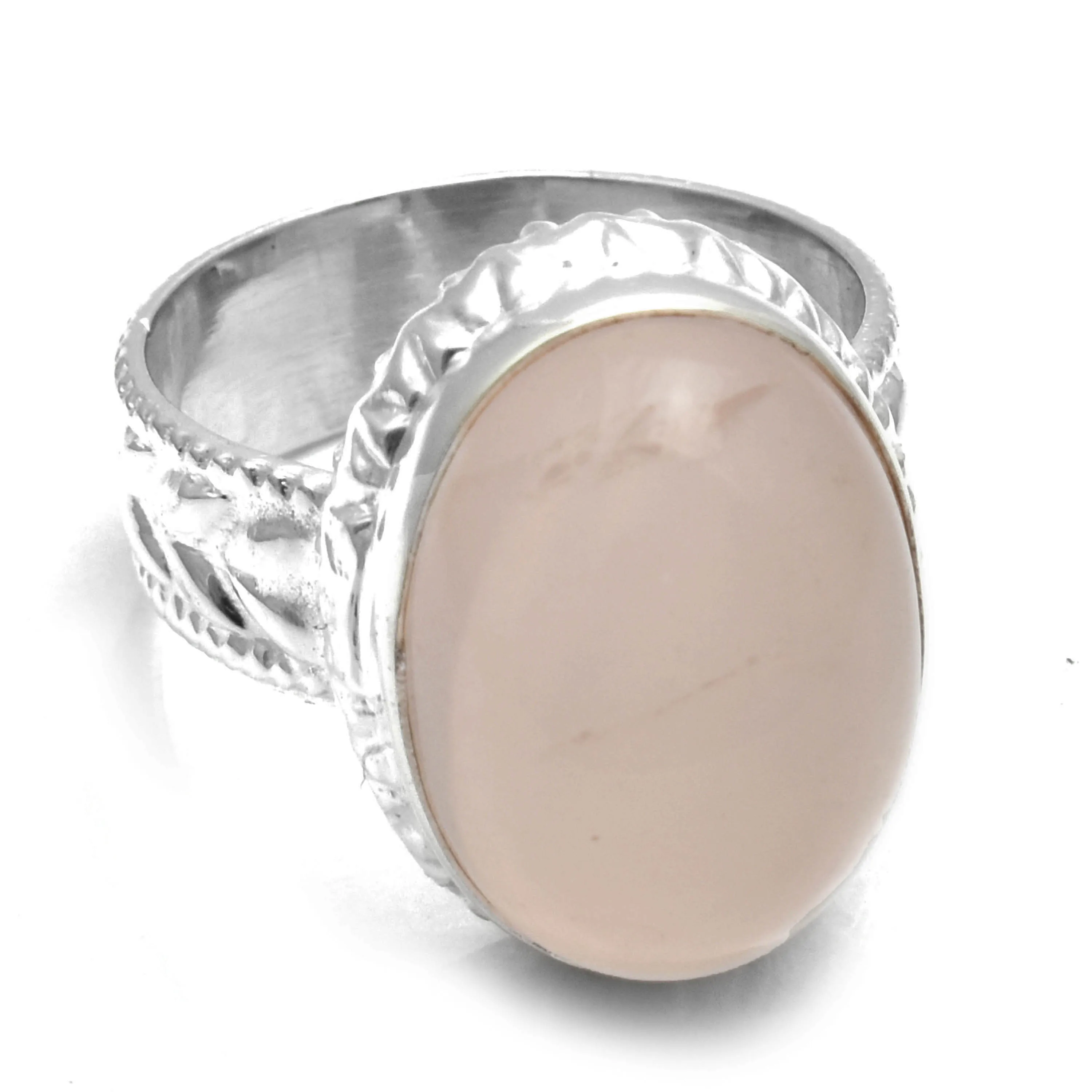 

Оригинальный розовый кварц, цвет Φ, серебро, размер: 5,75, AR5485