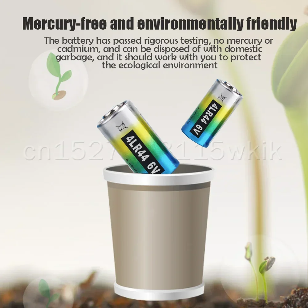 5PCS 6V 4LR44 Alkaline Battery for Dog Training Shock Collars Camera Beauty Pen for Alkaline Battery