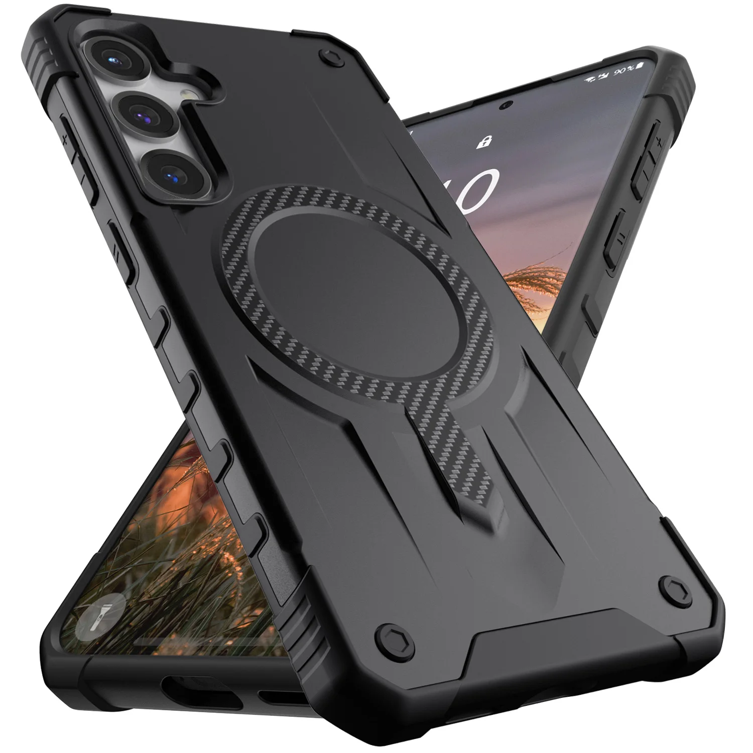 Samsung Galaxy S25 Shockproof Case with Glass 3