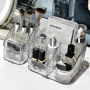 Cosmetic Storage Box For Vanity Makeup Organizer Clear Acrylic Skincare Organiser For Lipstick Cosmetic Organizer Perfume Holder 1