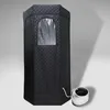Full Body One Person Steam Sauna Heating 2000W 4.2L Portable Box Ease Insomnia Stainless Steel Pipe Support AU UK US EU Plug 2