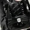 Japanese Bow Backpack Tote Cute Lace Cat Ear Student Large Capacity Women's Handbag Single Shoulder Bag 5