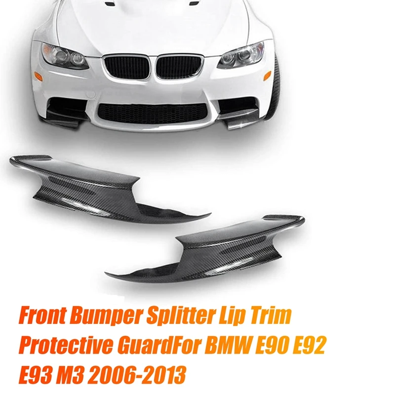 

1 пара, передний левый и правый нижний бампер для BMW E90 E92 E93 M3 2006-2013