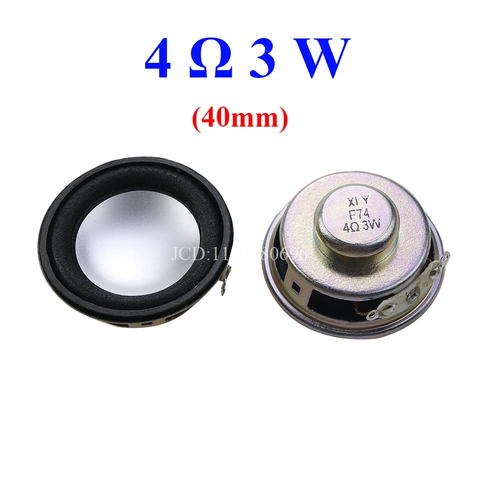 1 piece Horn 4R 3W 5W Diameter 36mm 40mm 45mm 50mm Amplifier Rubber Gasket Horn Speaker 4 Euro