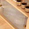 Multifunctional Wooden Dining Cabinet Water Cup Dust-proof Storage Cabinet Kitchen Bowl Counter Surface Storage Rack 3