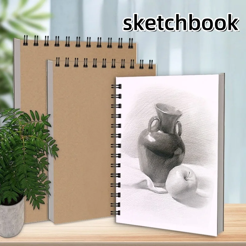 Set di 2 quaderni per schizzi con copertine durevoli, perfetti per disegnare e schizzare - immagine 2