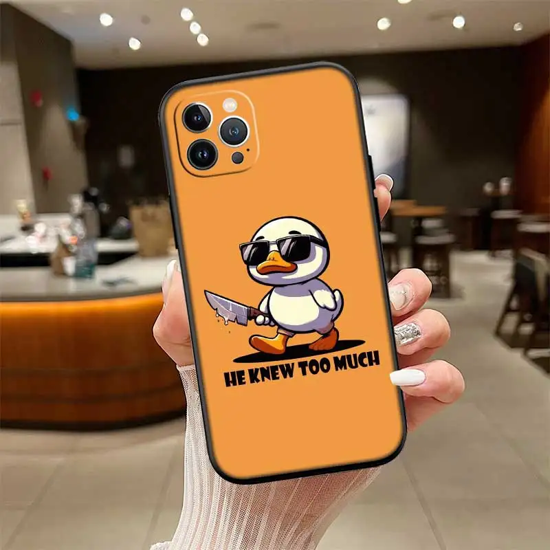 Cartoon Duck Phone Case - Stylish and Durable Protection
