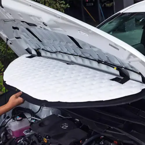 For Toyota Sienna XL40 2021 2025 2024 Car Heat Sound Insulation Cotton Front Hood Engine Firewall Mat Pad Cover Noise Deadene ﻿ - Image 2