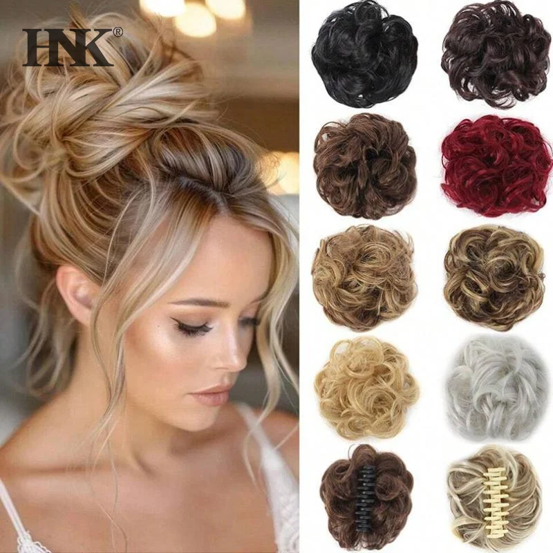 Coda di Cavallo Sintetica con Clip, Capelli Ricci Naturali e Voluminosi, Accessorio per Capelli da Donna, Strumento di Styling Realistico per Aumentare il Volume