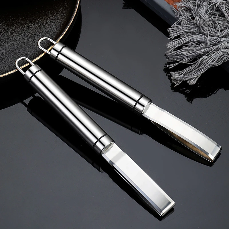 1 Pc Stainless Steel Mango Splitter Fruit Peeler Pineapple Cutting Knife Slicer Corer Peeling Tool Kitchen Gadget